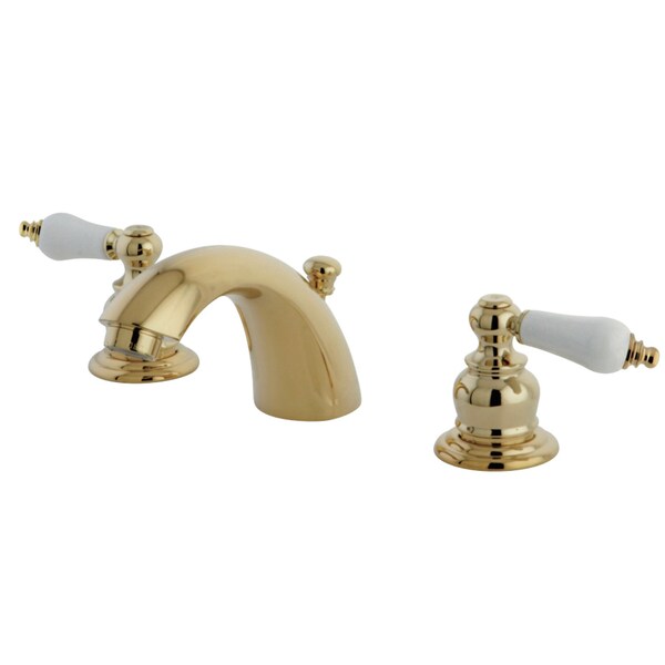 KB942B Mini-Widespread Bathroom Faucet, Polished Brass
